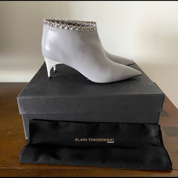 Alain Tondowski lambskin leather ankle boot - Picture 8 of 8